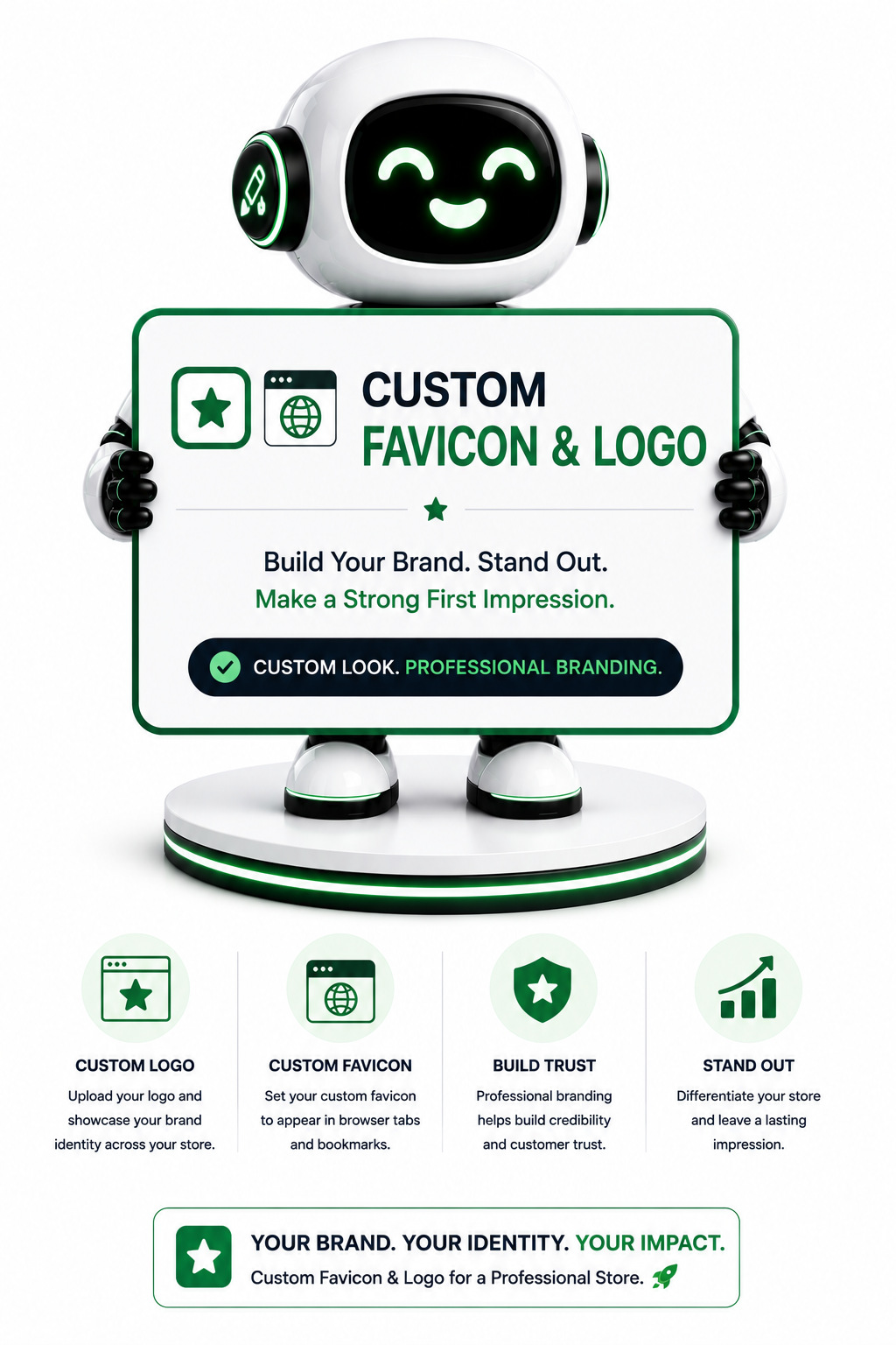 Custom Logo & Favicon